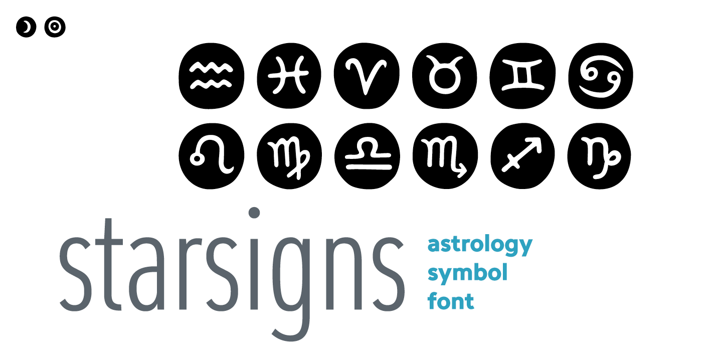 Starsigns Regular Font preview